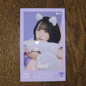 노구치 이오리 포토 카드 레어 고양이 의상