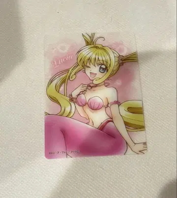 피치피치 피치 나나이로 쉬폰 클리어 카드 루치아