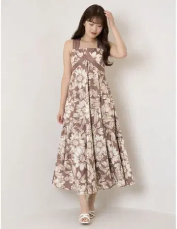 Mallorca BackRibbonFloralDress