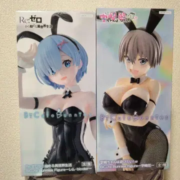 BiCuteBunnies Figure 리제로 렘&우사키 꽃 피규어 세트