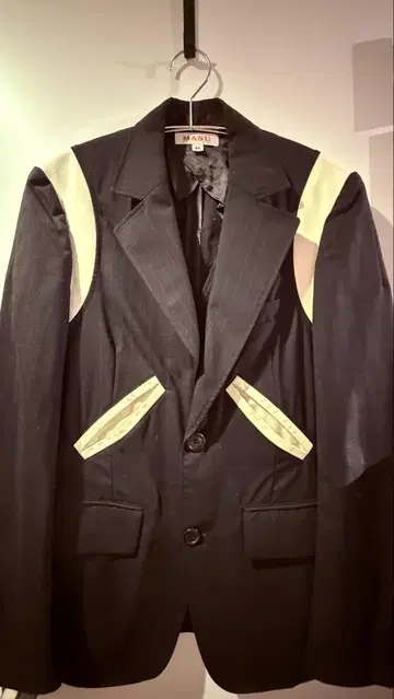 MASU 22AW FUTURE LAYERED JACKET(BLACK)44