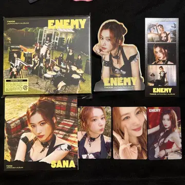 TWICE ENEMY 사나 초회 한정판 B A