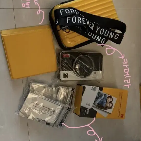 코닥 미니샷2 카메라+앨범+가방+필름 50장 세트 판매해요