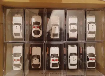REAL X 일본 순찰차 1/64 스케일 새상품급 10대 세트