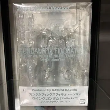 GFF 윙건담 아리 타입 크리스탈 클리어 버전