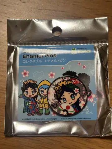 오사카 간사이 엑스포 이탈리아관 이탈리아짱 핀 배지 컬렉터블