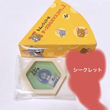 톰과 제리  치즈 box 마스코트 허니콤 프레임 봉제 인형 시크릿