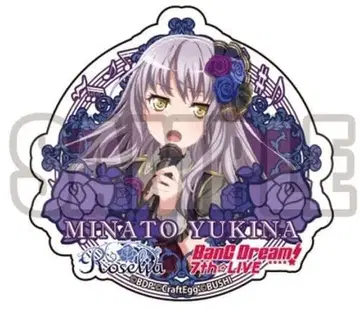 [ 레어템 ] 미나토 유키나 뱅드림 트레이딩 아크릴 배지 Roselia