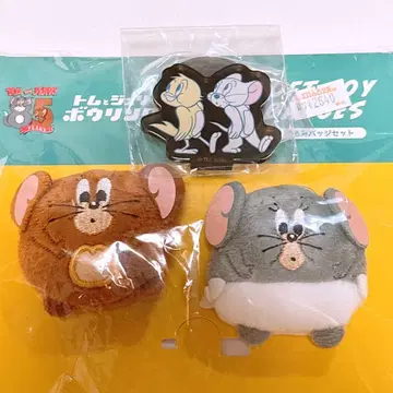 톰 제리 볼링 톰과 제리 인형 배지 마스코트 타피