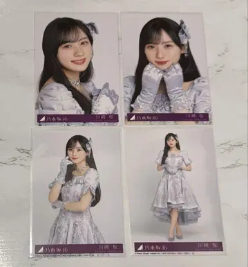 카와사키 사쿠라 네이블 오렌지 봉입 브로마이드 4종 컴프