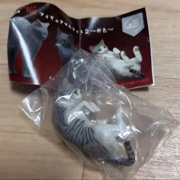모리구치 오사무 고양이 피규어 마스코트 사바토라 화이트