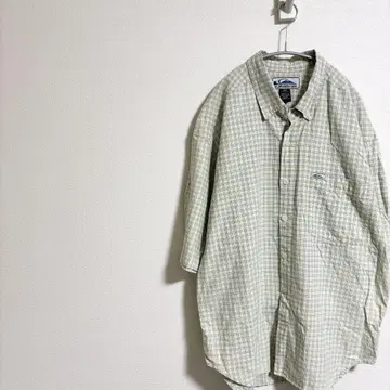 [ QUIKSILVER ] 90s 체크 반팔 셔츠