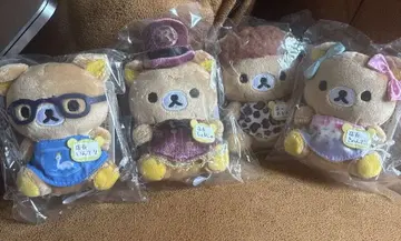 리락쿠마 스토어 점장 테노리 봉제 인형 4개