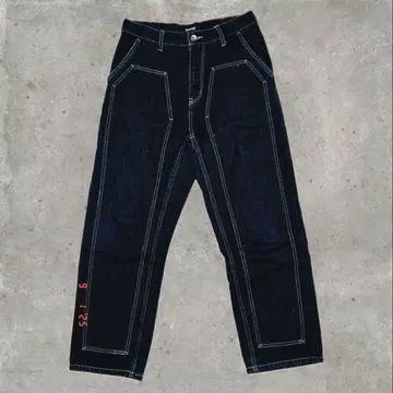 레어 XLARGE 다크 데님 팬츠 사이즈 30
