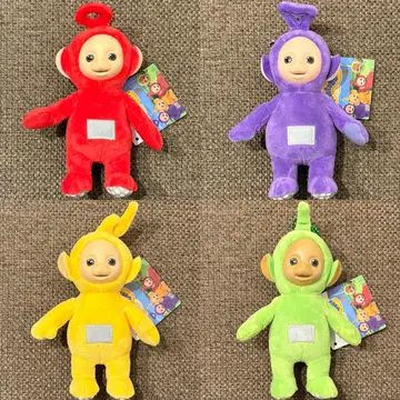 텔레토비즈 마스코트 체인 볼 4종 세트 봉제 인형