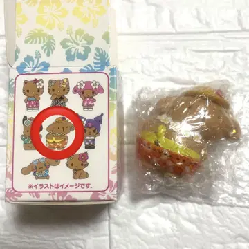 산리오 토코나츠 베케이션 폼폼푸딩 시크릿 마스코트