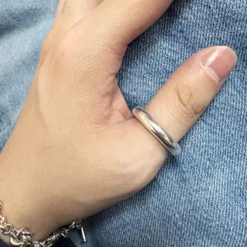 실버 925 반지 심플 15호