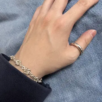 실버 925 반지 심플 15호