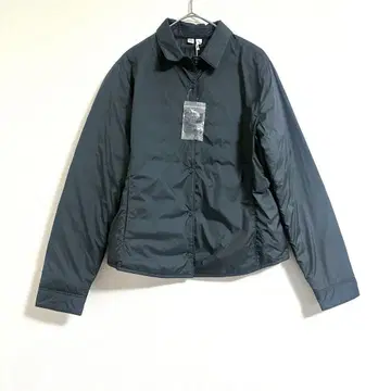 UNIQLO U 라이트 다운 셔츠 자켓 L 카키 새상품