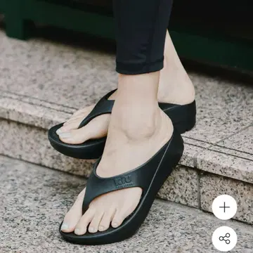 키우리커버리샌들 ML사이즈 25-26cm 블랙