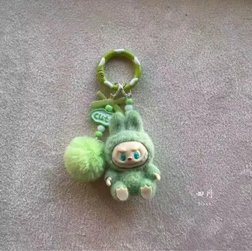 새상품 Labubu 키링 인기 그린 인기 초귀여움