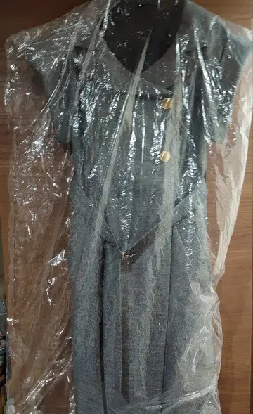 그레이 슬리브리스 원피스 중고 새상품급