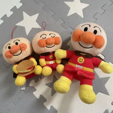 호빵맨 봉제 인형 세트 3체