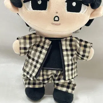 2종 세트 자켓, 바지 BIG 인형 인형 의류 SnowMan 체크