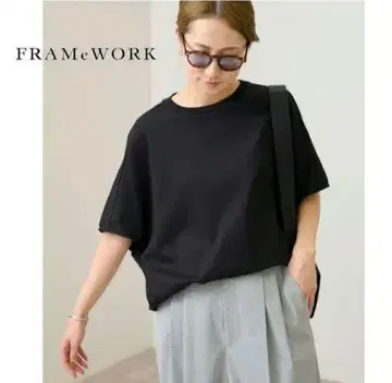 프레임워크 스무스 코쿤 풀오버 블랙 FRAMeWORK