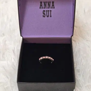 안나수이 ANNA SUI 빈티지 반지 핑 스톤 13호