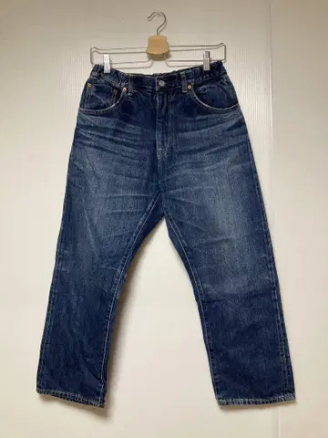 HEEL AND TOE 데님 팬츠 표기 사이즈 M 허리밴딩입니다.