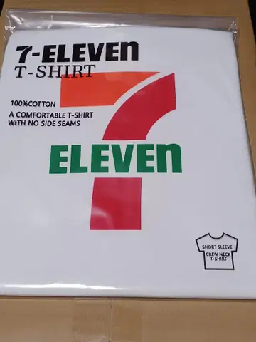 세븐일레븐 T셔츠 S 사이즈 양말 23~25cm 오리지널 굿즈