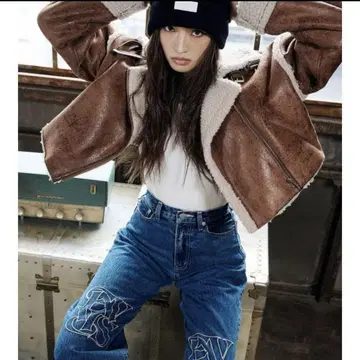 EVRIS 숏 보아 블루종