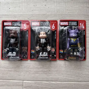 MARVEL 베어브릭 1번 복권 5번 6번 14번 세트
