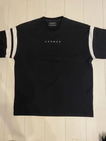 크로노스 CRONOS T셔츠 블랙 사이즈 L