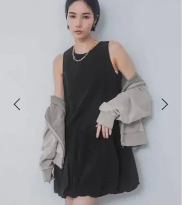 JEANASIS 벌룬 미니 원피스