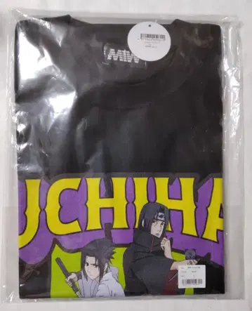 T셔츠 사스케 이타치 L 사이즈 (black) 나루토 NARUTO MIW