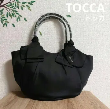[ 미사용 ] TOCCA . 토카 블랙 나일론 토트백