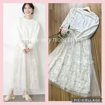 인기 every very nice claup 튤 원피스