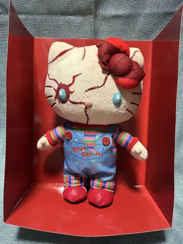 미사용 새상품, USJ 키티 x 차키 콜라보 봉제 인형
