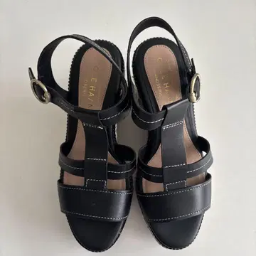 콜한 웨지솔 샌들