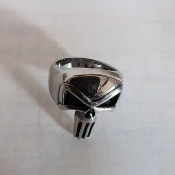 스컬 디자인 메탈 반지 스테인리스 ca. 20mm