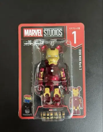 MARVEL 베어브릭 1 아이언맨 마크 3 Happy 복권