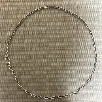 silver925 레어 훈증 스컬 후크 체인