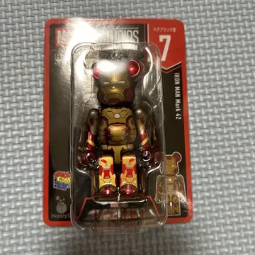 MARVEL Happy 복권 BE@RBRICK 베어브릭 아이언맨 7