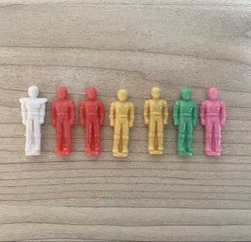 오성전대 다이레인저 DX 대련왕 미니 인형 7체 세트