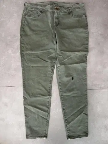 298 그린 스키니 치노 팬츠 XL
