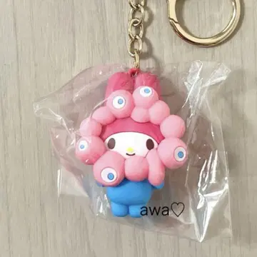 새상품 미야쿠미야쿠 마이멜로디 코스프레 입체 키링 산리오
