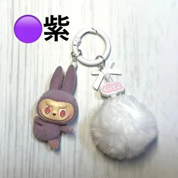LABUBU 키체인 미니 요가 LABUBU