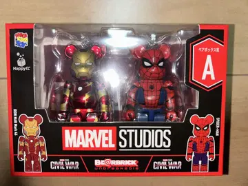 [ MARVEL BE@RBRICK ] A상 [ 아이언맨 & 스파이더맨 ]